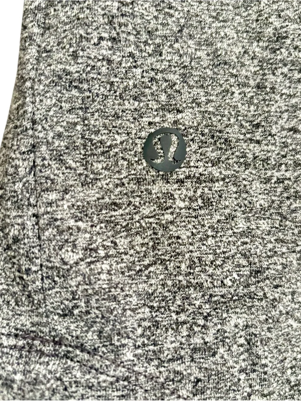 Lululemon Mens Half Zip Pullover Heathered Gray Activewear Long Sleeve Top M EUC